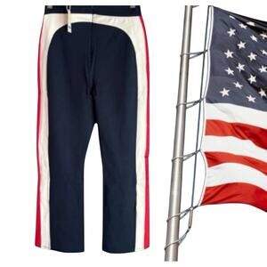 Marine layer NWT 118.00 Archive
Jordan Ponte Pants Navy Red White 60s
70s Size 4